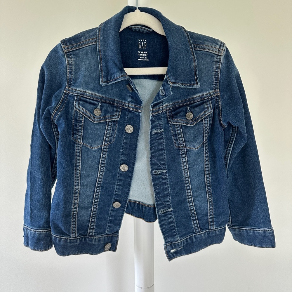 GAP Classic Blue Denim Jacket for Toddlers